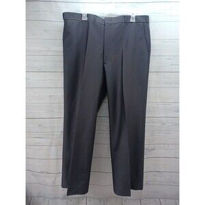Vintage Mens Golf Pants 38x27 Gray Flat Front